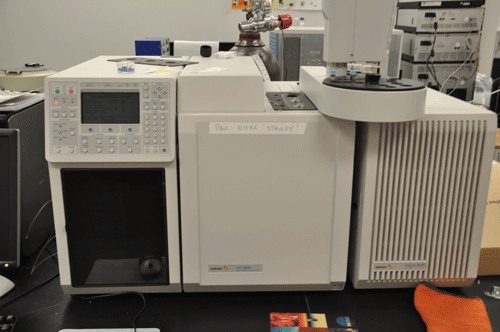 Varian CP 3800 and Saturn 2200 GC Ms machine