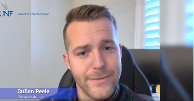 Cullen Peele is interviewed in his office in Washington D.C.