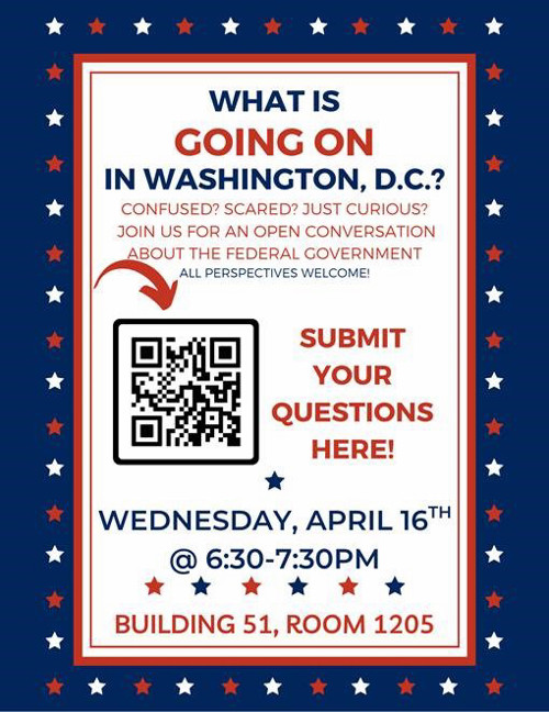 Political Forum Information Poster 