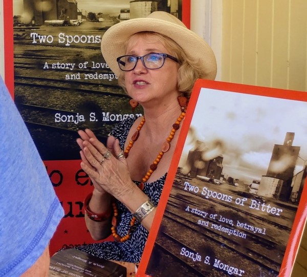 Sonja Mongar wrote Two Spoons of Bitter, a fiction novel.