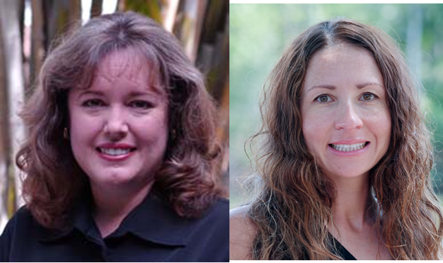 Headshots of Berrin Beasley and Nataliya Roman