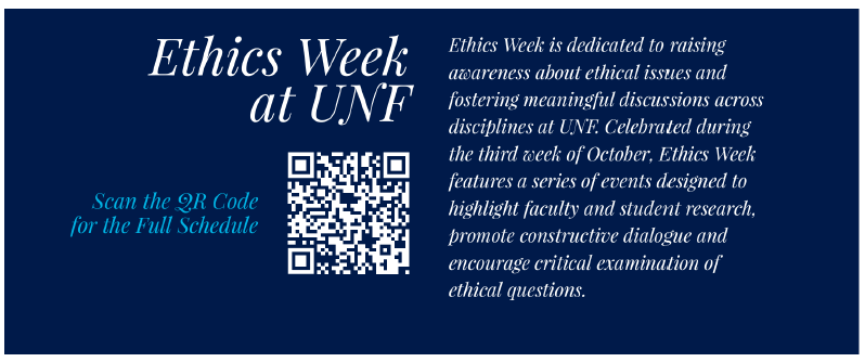 Ethics Week 2024 QR Code and Information