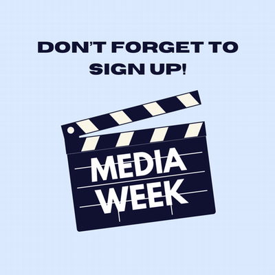 image say Don't forget to sign up for Media Week 2024