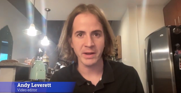 Andy Leverett was interviewed in his home.