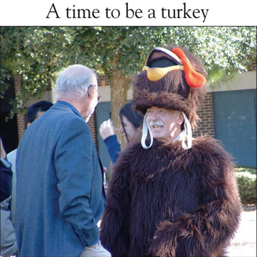Patterson as turkey photo