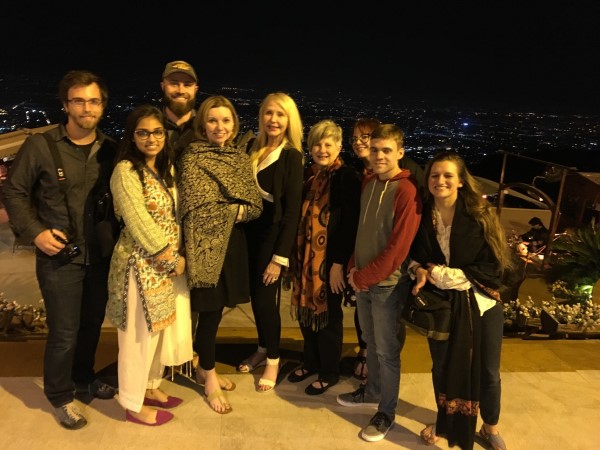 Journalists from the Center of International Journalism pose in Pakistan.