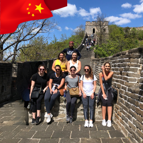 Eight UNF students in China for study abroad