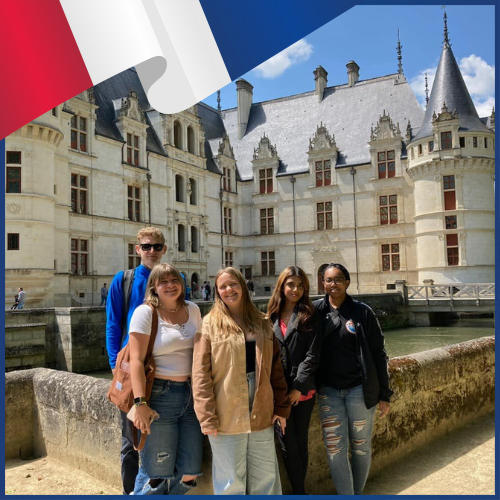 Five UNF students in France for study abroad