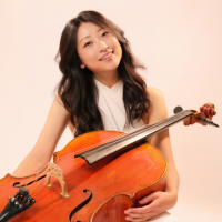 Sydney Lee Holding Cello