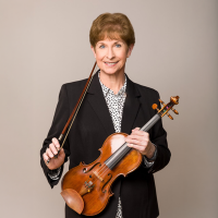 Dr. Marguerite Richardson with instrument