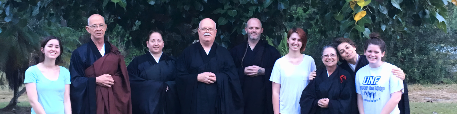 REL students at meditation retreat