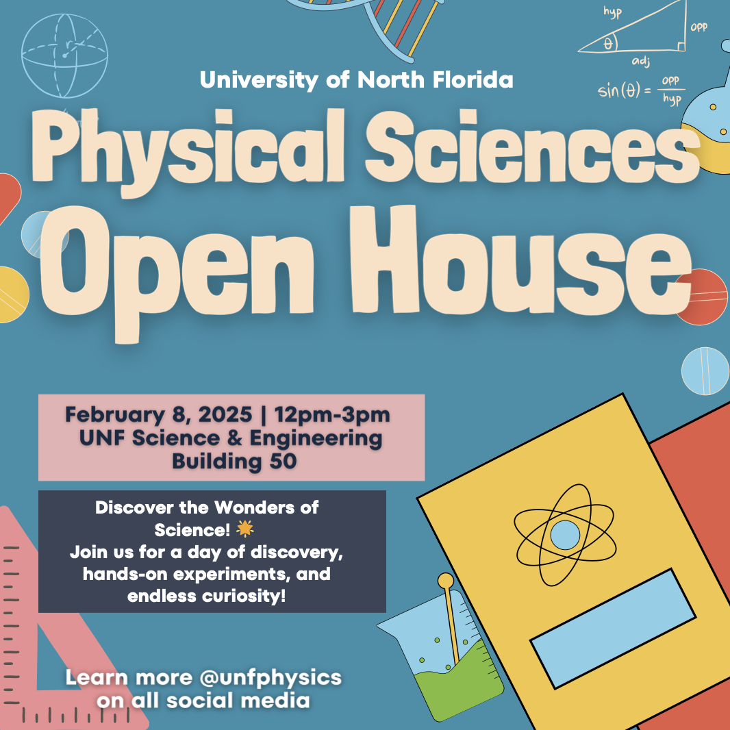 Physical Sciences Open House Feb 8, 2025, 12-3 pm in Building 50.