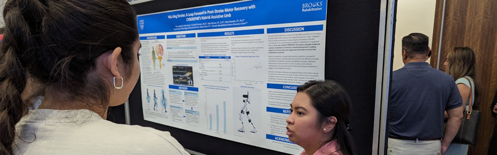 A former BNS Student presenting for Mayo Clinic