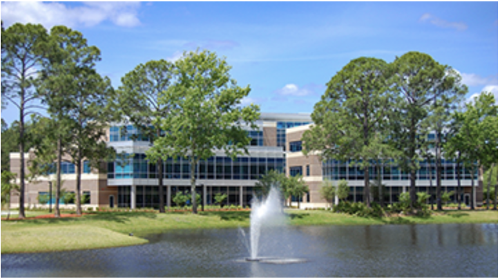 COEHS Building with fountain