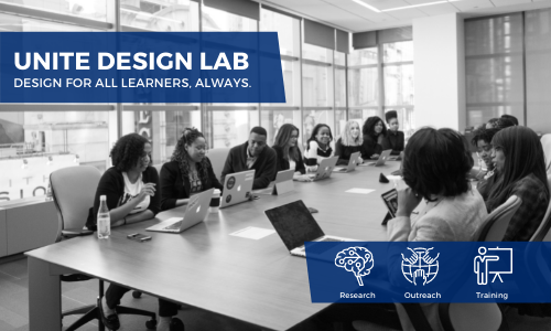 UNITE Design Lab, design for all learners, always and conference room