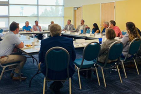 Group of people at a table