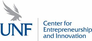 UNF logo with center for entrepreneurship and innovation