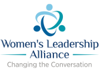 Women Leadership Alliance Changing the Conversation blue circle