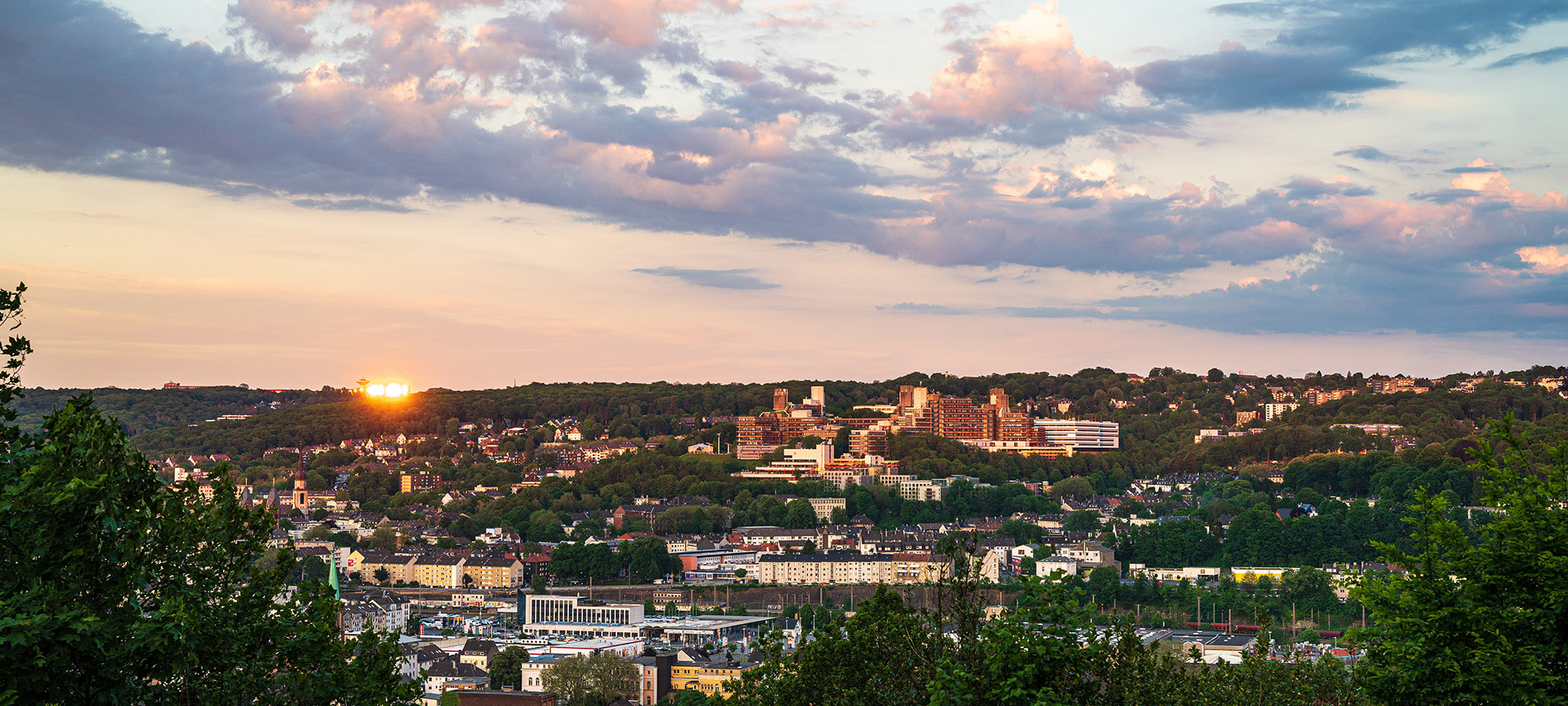 panoramic view of the university of wuppertal