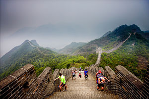 Great Wall of China abroad trip with students