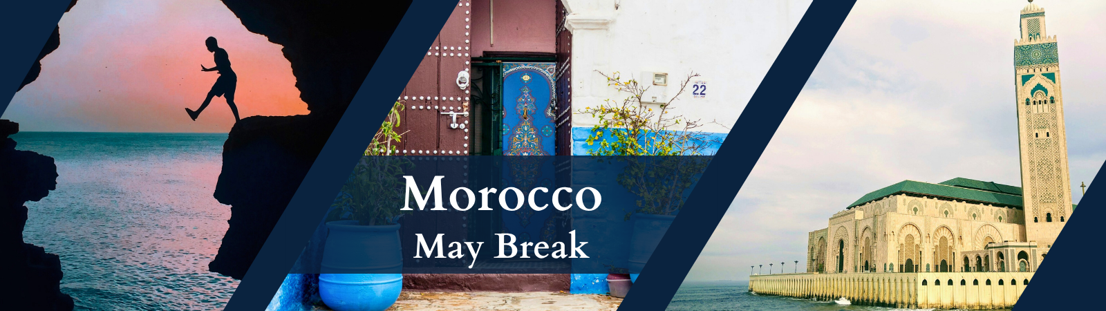 images of Rabat, Tangier, and Casablanca, Morocco