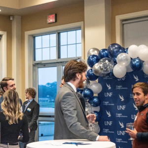 people at a business mixer