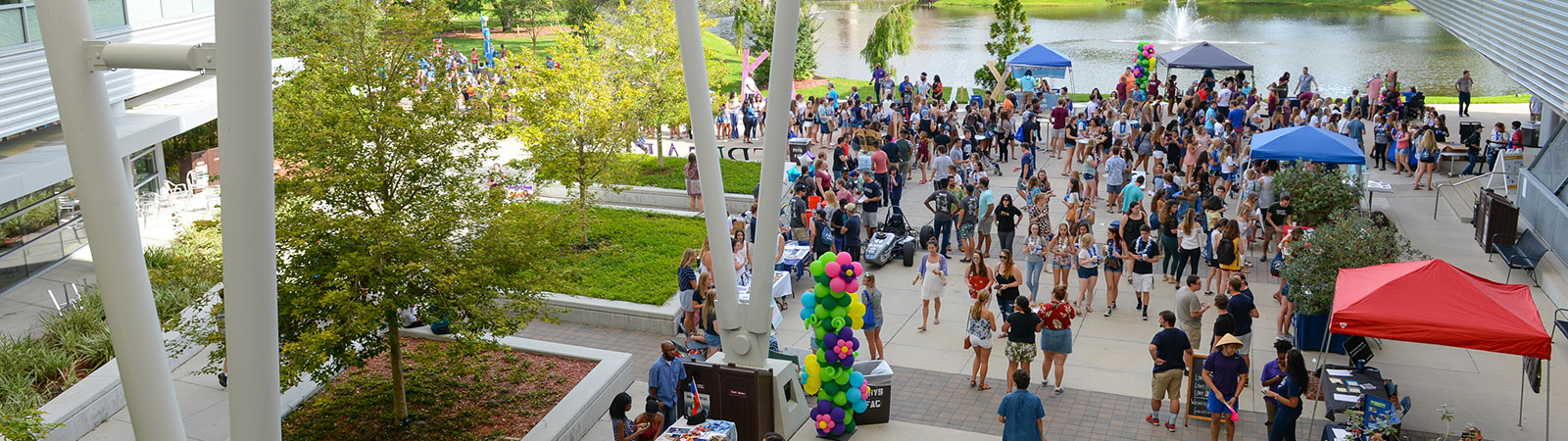 large group of students at the Student Union