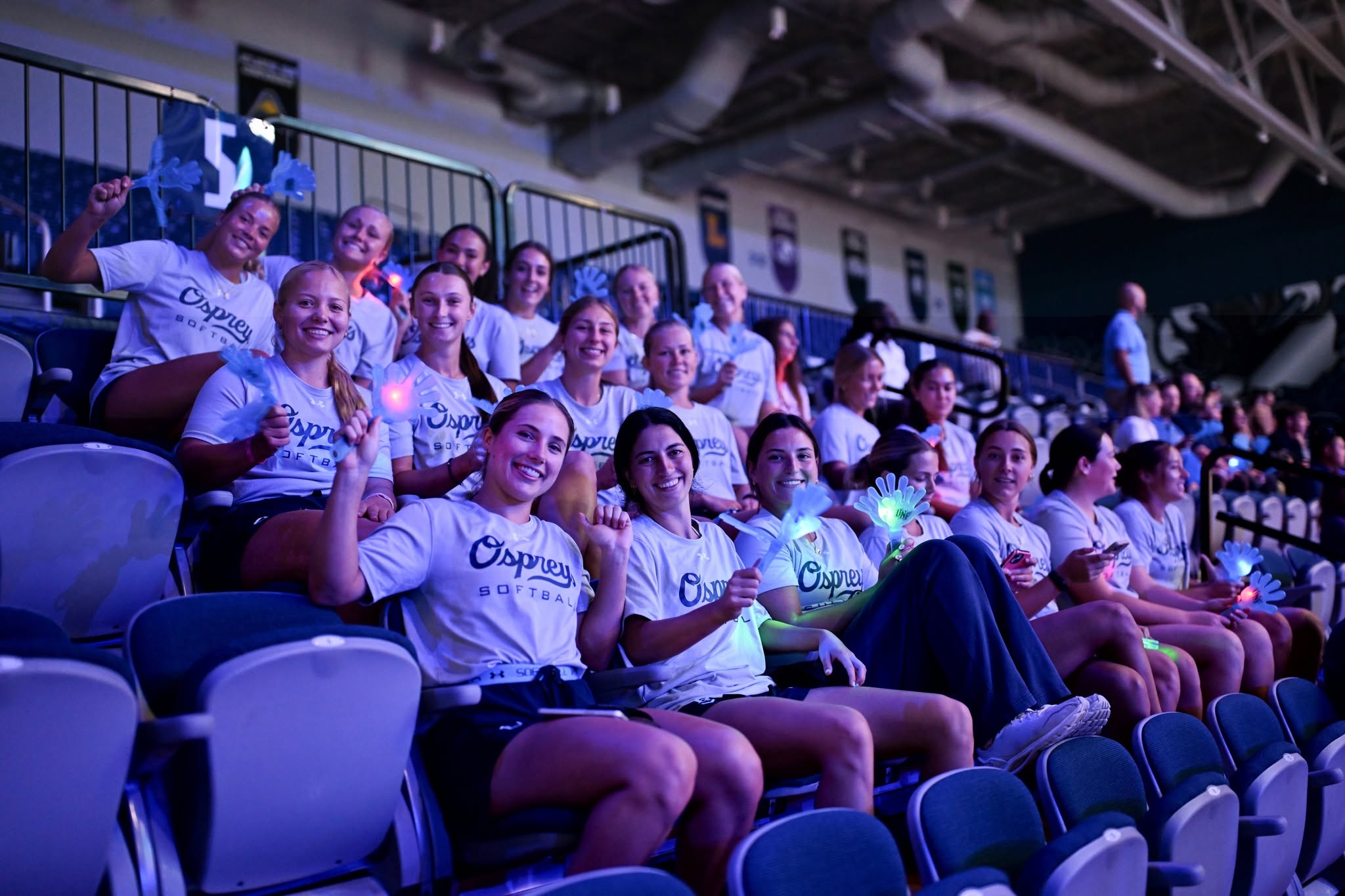 Softball Team celebrating Convocation