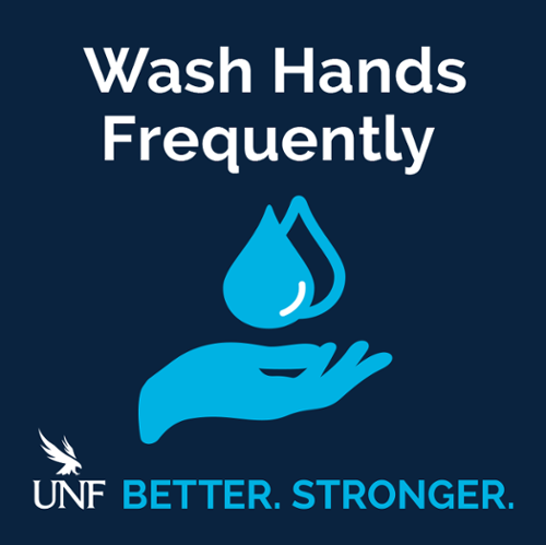 hand waterdrop and wash hands frequently