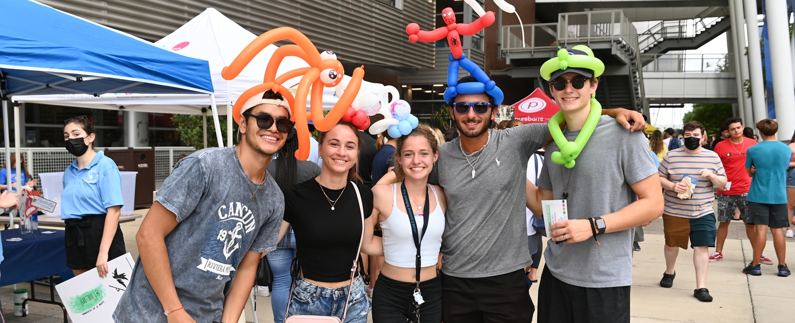 Students at week of welcome