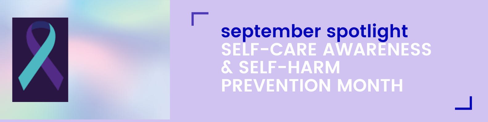 self care awareness banner