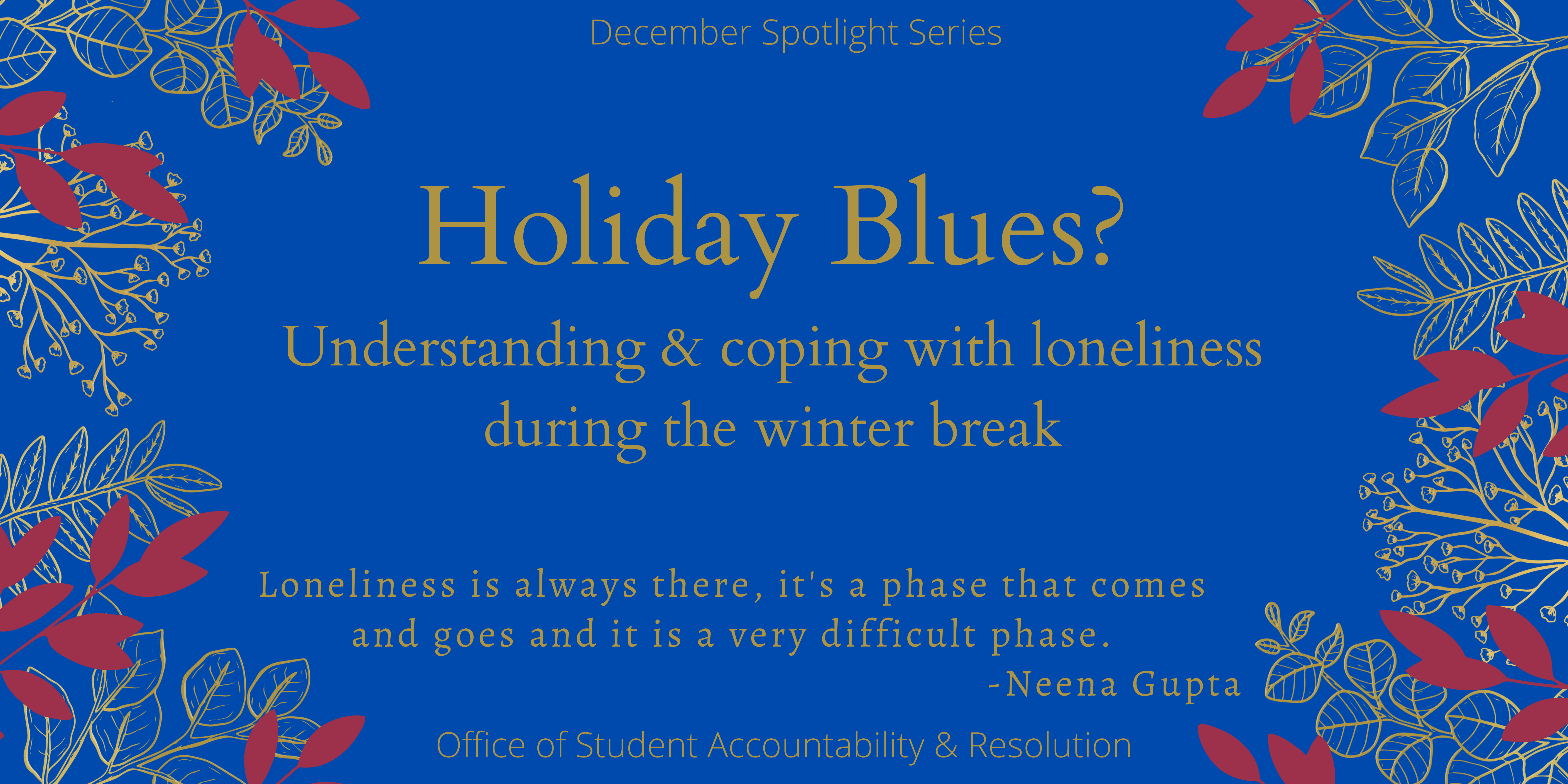 holiday blues banner