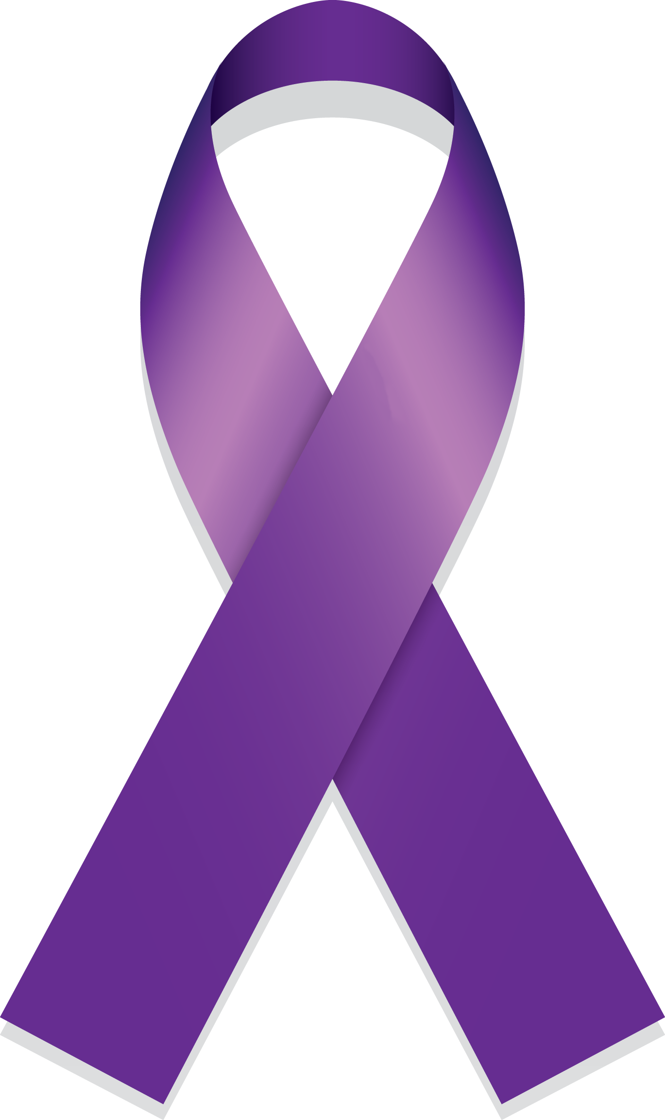 Purple domestic violence ribbon