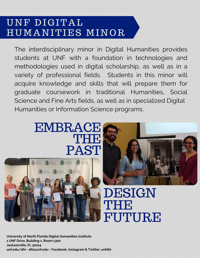 UNF Digital Humanities Minor