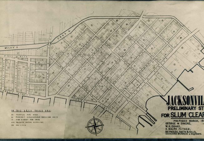 Jacksonville Slum Clearance Map