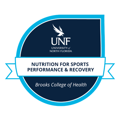 Nutrition for Sports Performance and Recovery badge
