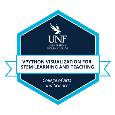 VPython Visualization for STEM Learning and Teaching Badge