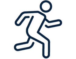 icon of person running