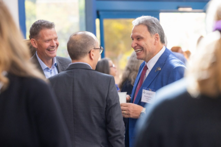 Participants talking