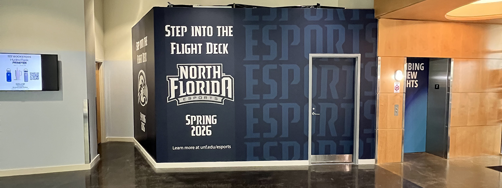 Esports construction zone wall
