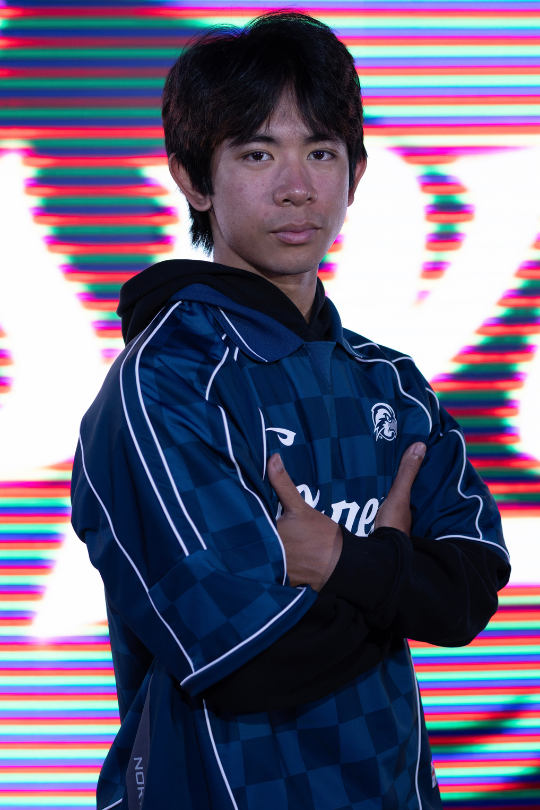 David Jimenez for Overwatch Varsity wearing a UNF Esports jersey