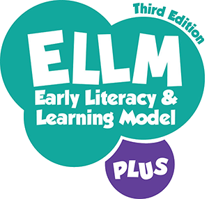 ellm plus logo - early literacy and learning model