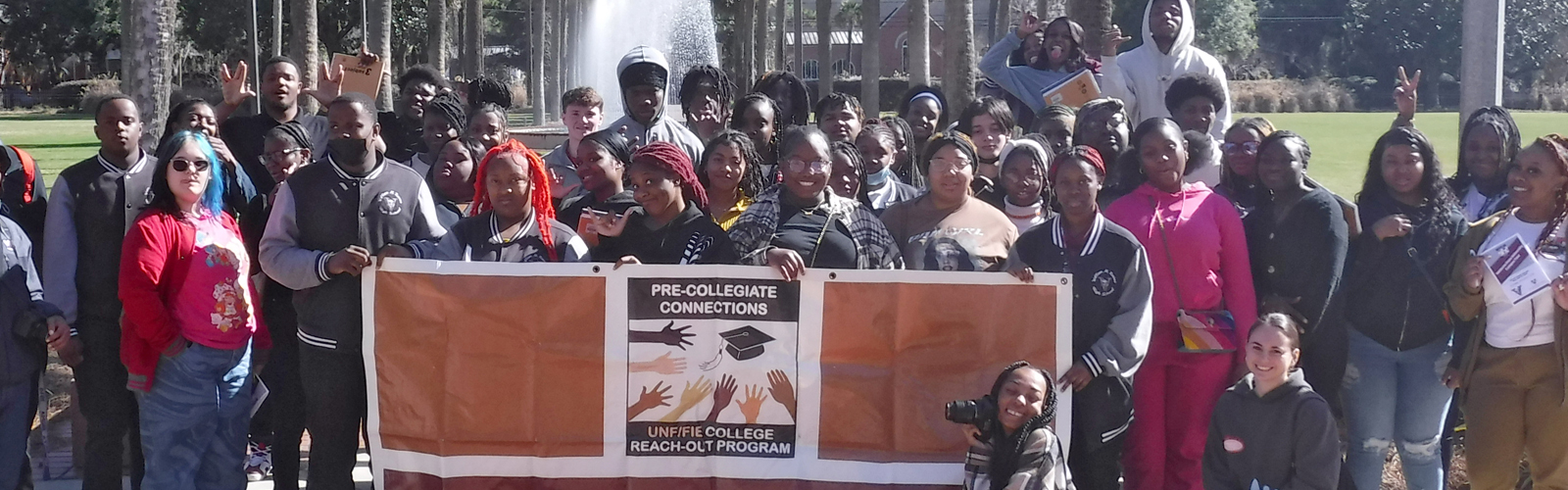 Group Pictures of the Collage Reach-Out Program Students.