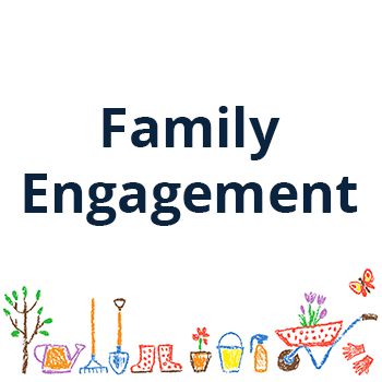 family engagement and garden tools