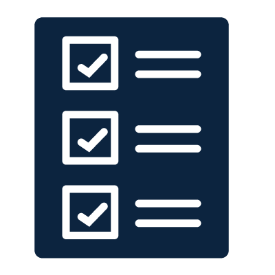 Icon of a checklist
