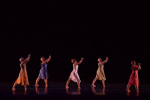 boom lighting on a dance performance