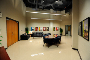 view of the green room