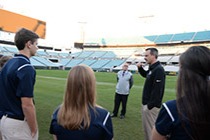 athletic trainers at the Jags field
