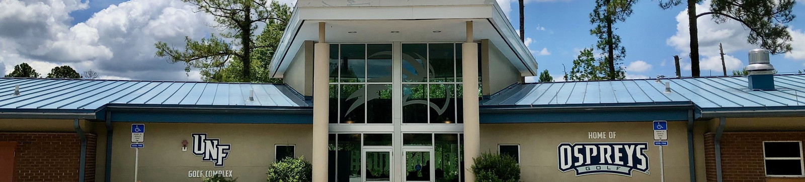 UNF Golf Complex front of building