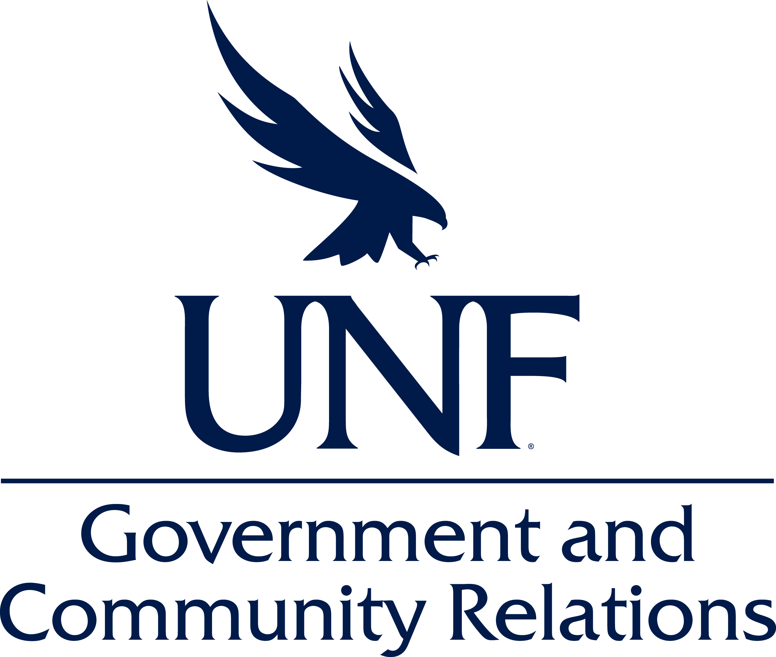 UNF Gov. Affairs Logo Dark blue 